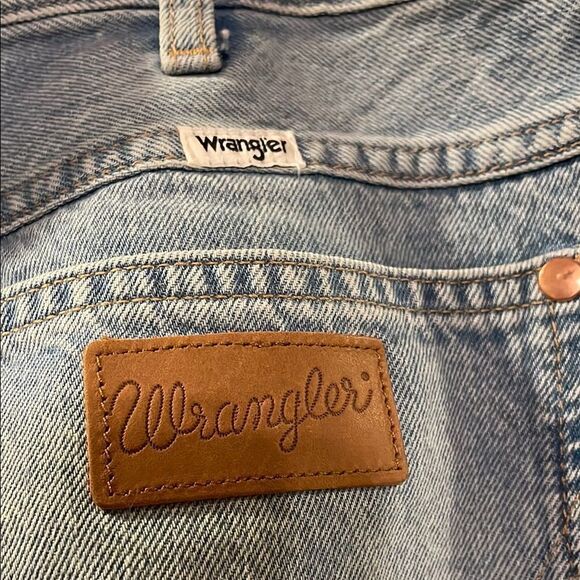 Wrangler Blue Flare Wide Leg Jeans - Picture 6 of 16